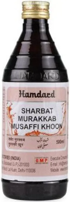 Sharbat Musaffi Khoon: Benefits, Uses, Ingredients, Dosage & Side Effects